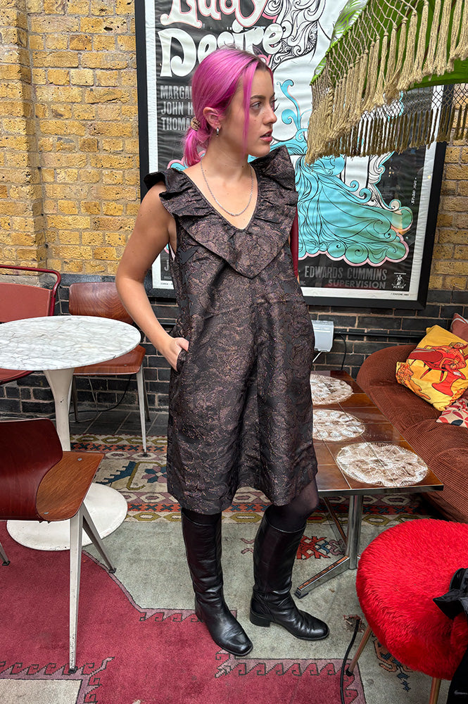 Numph Lika Black Coffee Dress - The Mercantile London