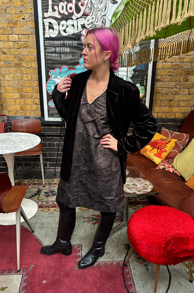 Numph Lika Black Coffee Dress - The Mercantile London