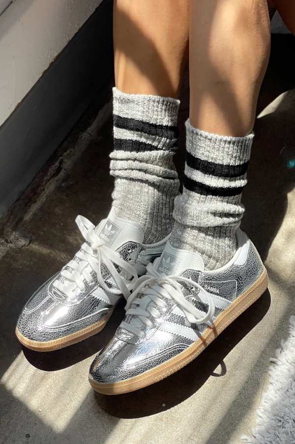 Le Bon Shoppe Cottage Varsity Heather Grey Socks