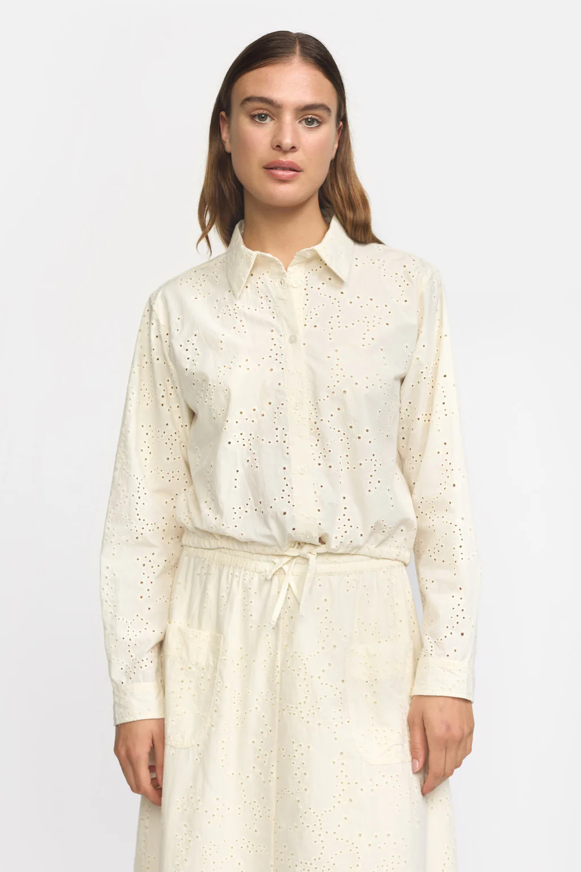 Esmé Studios Leo Buttercream Shirt - The Mercantile London