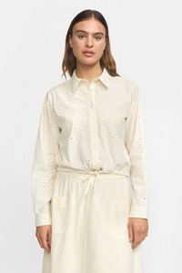 Esmé Studios Leo Buttercream Shirt - The Mercantile London