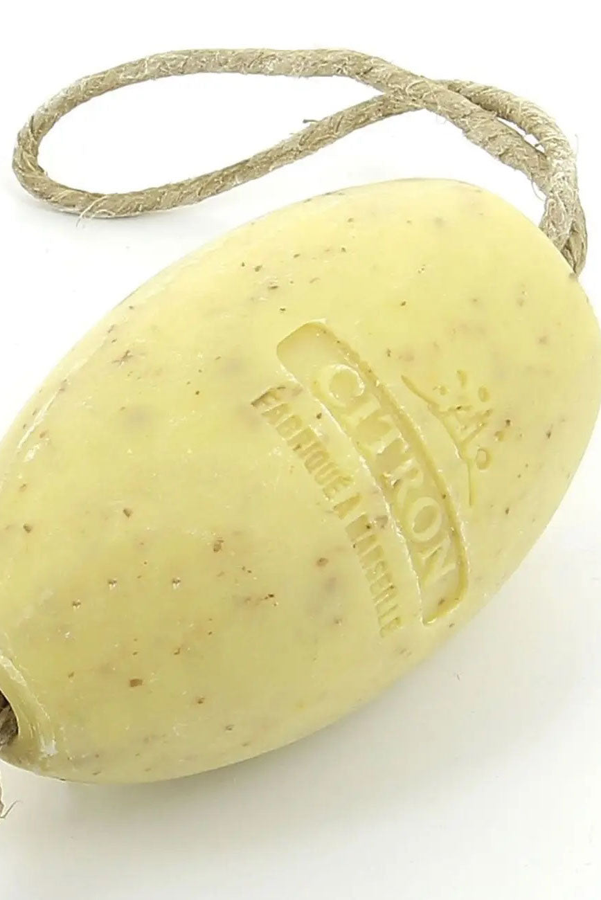 Savon De Marseille Citron Broye Rope Soap - The Mercantile London