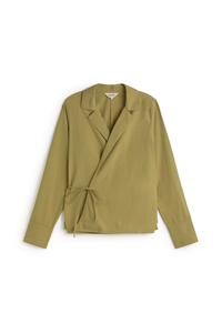 Thinking Mu Pistachio Seesucker Lenie Blouse