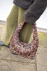 ICHI Alis Leopard Shoulder Bag