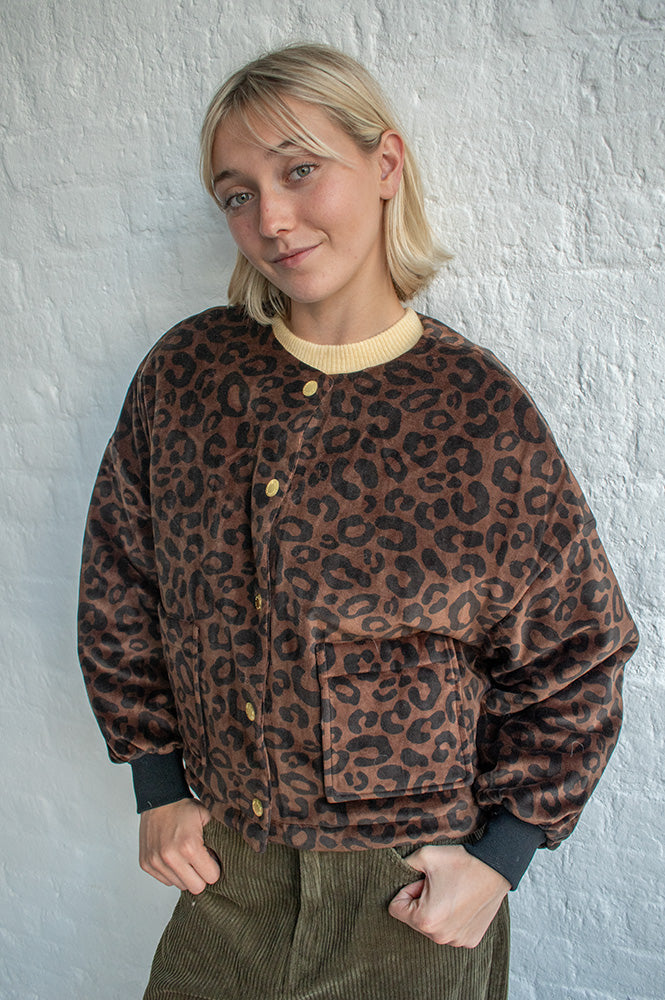 Des Petits Hauts Hilda Leopard Jacket - The Mercantile London