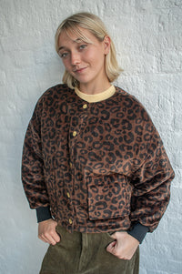 Des Petits Hauts Hilda Leopard Jacket - The Mercantile London