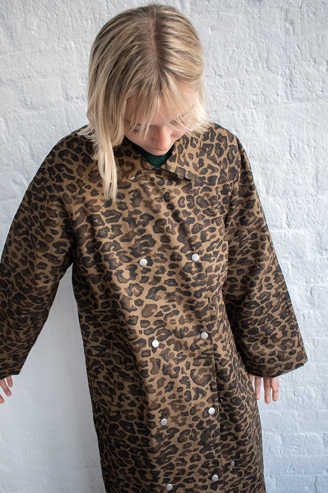 The Tiny Big Sister Leopard Trench Coat - The Mercantile London