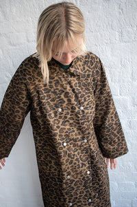 The Tiny Big Sister Leopard Trench Coat - The Mercantile London
