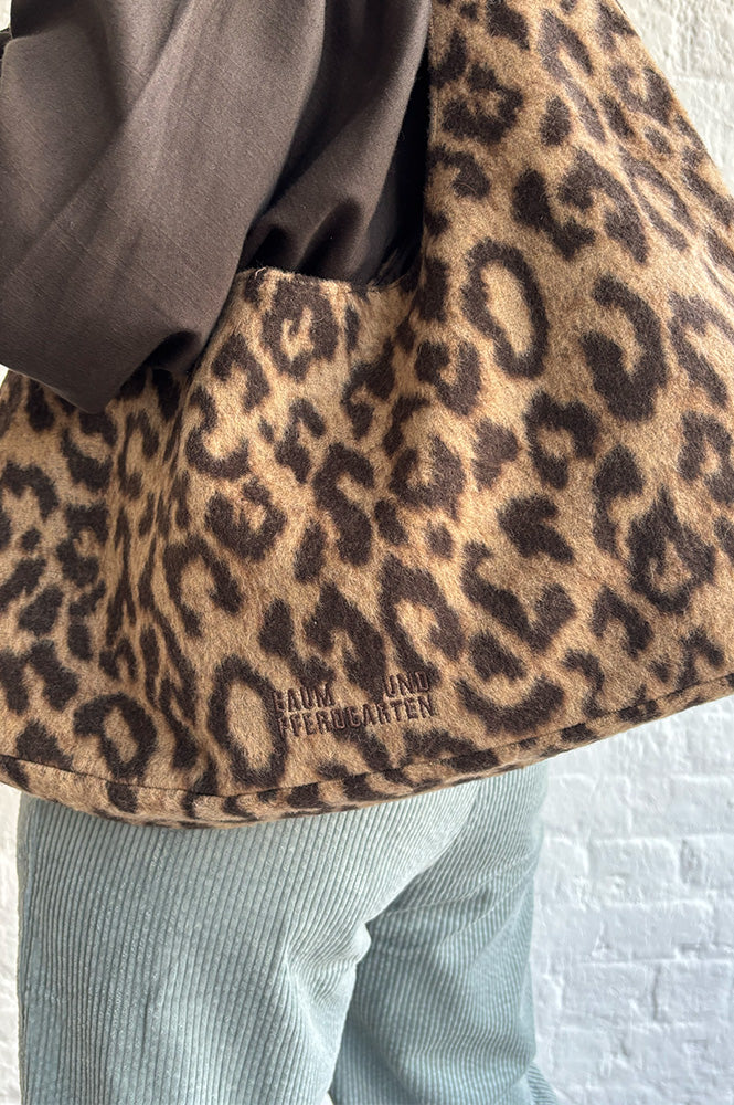 Baum Und Pferdgarten Kleova Camel Leopard Shoulder Bag - The Mercantile London