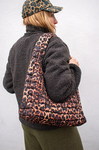 ICHI Alis Leopard Shoulder Bag