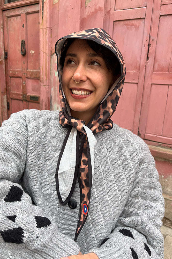 ICHI Cortana Grey Diamond Knitted Cardigan - The Mercantile London