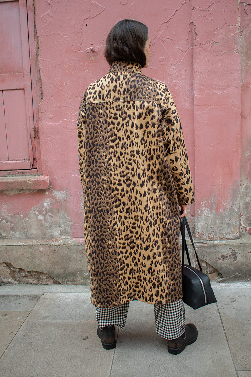 Bellerose Juttac Combo D Leopard Trench Coat - The Mercantile London