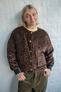 Des Petits Hauts Hilda Leopard Jacket - The Mercantile London