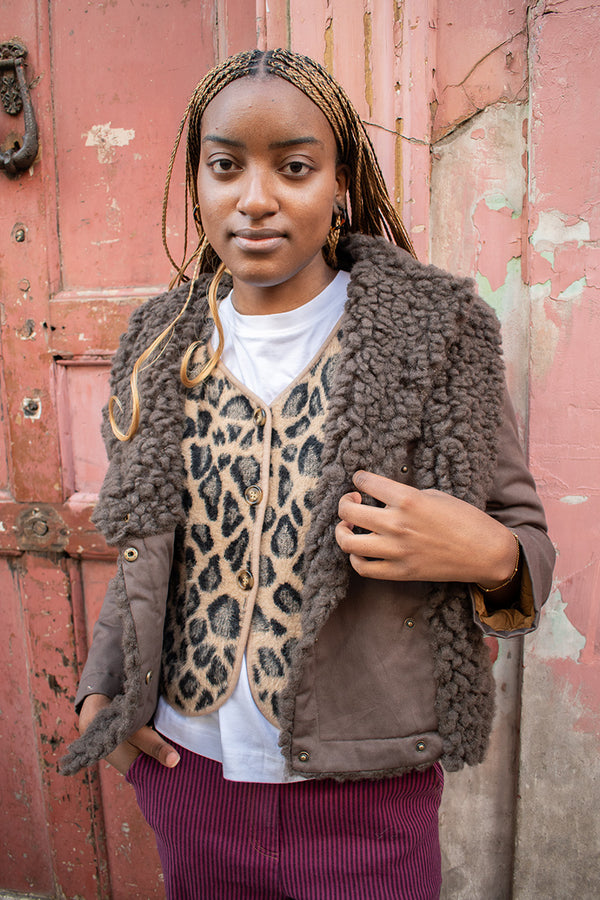 Leon & Harper Visnu Brown Jacket - The Mercantile London