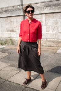 Leon & Harper Jury Mocha Cord Skirt - The Mercantile London