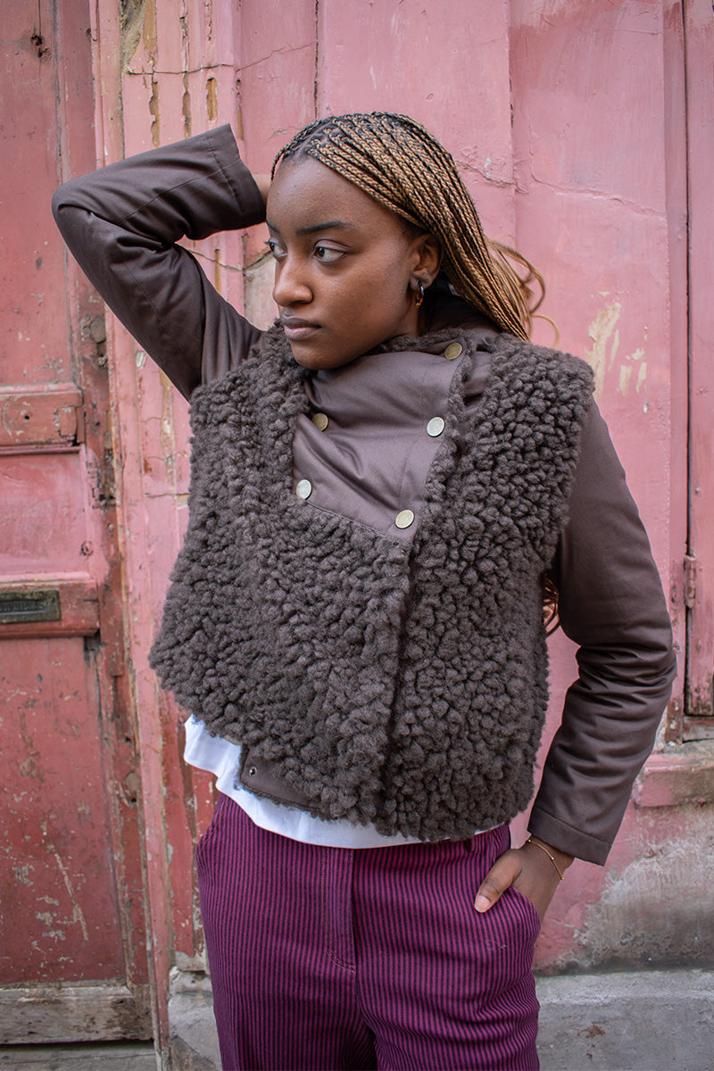 Leon & Harper Visnu Brown Jacket - The Mercantile London