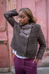 Leon & Harper Visnu Brown Jacket - The Mercantile London