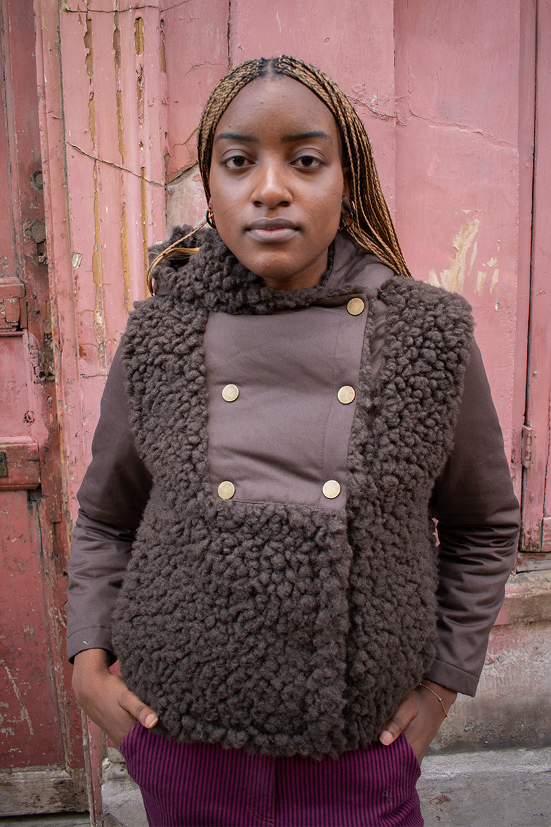 Leon & Harper Visnu Brown Jacket - The Mercantile London