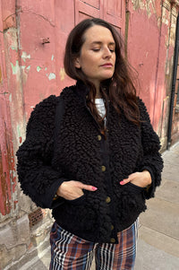 Leon & Harper Vyvian Black Coat - The Mercantile London