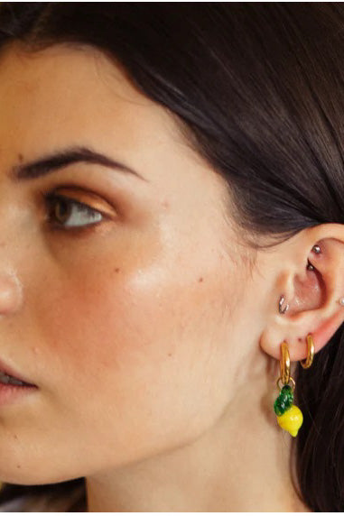 Sandralexandra Single Lemon Earring - The Mercantile London