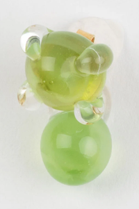 Levens Go-To Green Glass Single Earring - The Mercantile London