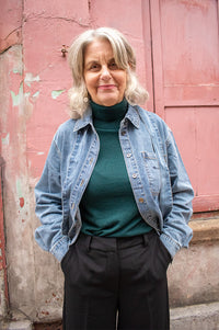 L.F. Markey Joshua Forest Green Knit Top