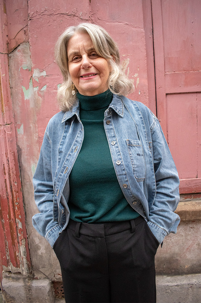 L.F. Markey Joshua Forest Green Knit Top