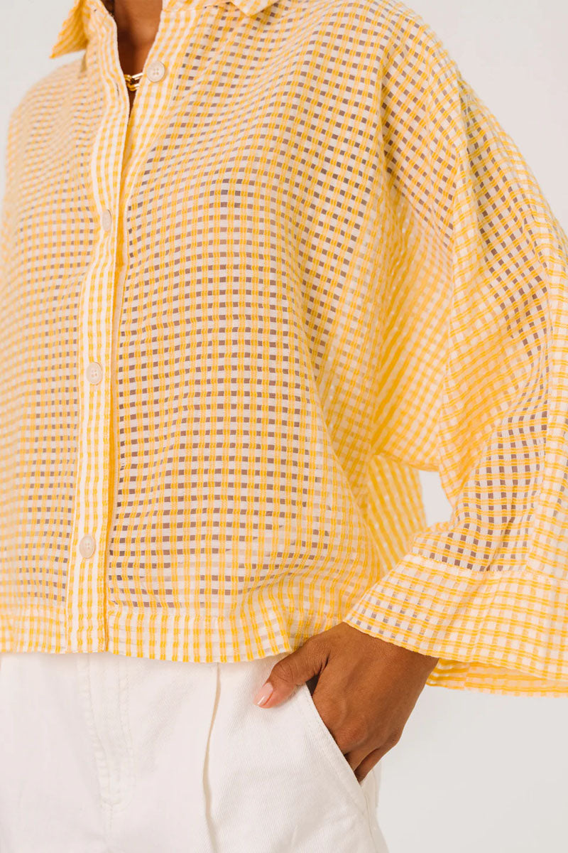 Sacrecoeur Laelia Giallo Shirt Jaune - The Mercantile London
