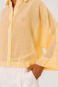 Sacrecoeur Laelia Giallo Shirt Jaune - The Mercantile London