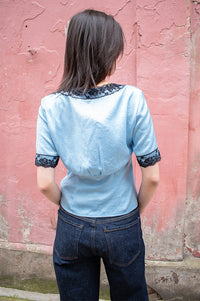 Baum Und Pferdgarten Melonie Dusk Blue Top - The Mercantile London