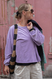 FRNCH Pasqualine Lilac Sweatshirt - The Mercantile London