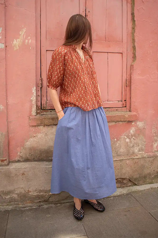 Zen Ethic Lina Lilac Skirt - The Mercantile London