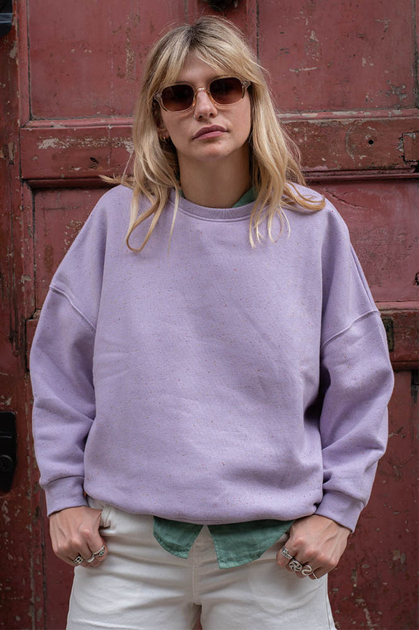 Sessùn Chebbi Wild Lila Sweatshirt - The Mercantile London