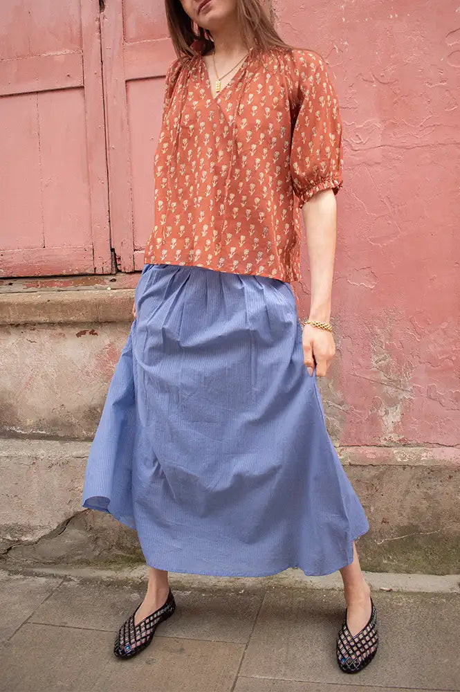 Zen Ethic Lina Lilac Skirt - The Mercantile London