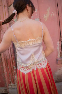 Stella Nova Light Purple Delicate Lace Top - The Mercantile London