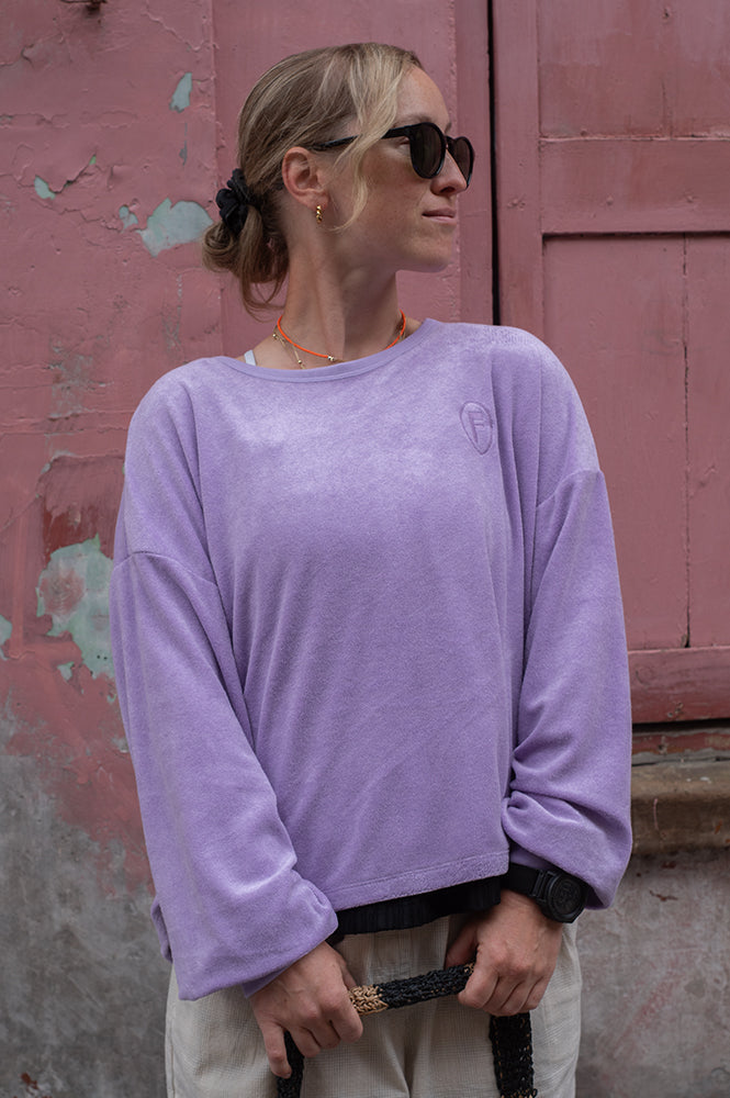 FRNCH Pasqualine Lilac Sweatshirt - The Mercantile London
