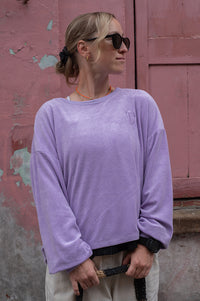 FRNCH Pasqualine Lilac Sweatshirt - The Mercantile London