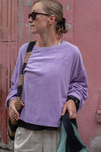 FRNCH Pasqualine Lilac Sweatshirt - The Mercantile London