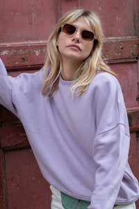 Sessùn Chebbi Wild Lila Sweatshirt - The Mercantile London