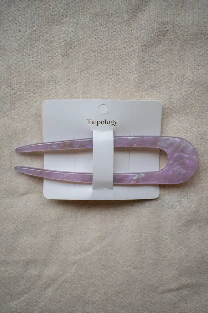 Tiepology Eco The French Pink Clouds Hair Pin - The Mercantile London