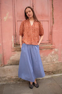 Zen Ethic Lina Lilac Skirt - The Mercantile London