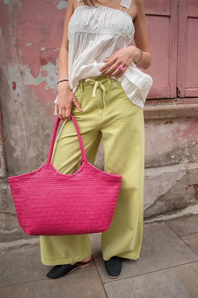 ICHI Mijalla Lilly Green Jeans - The Mercantile London