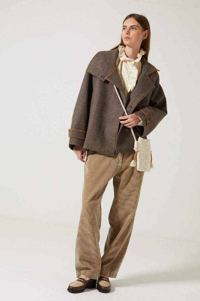 Charlie Joe Lise Ecru Blouse - The Mercantile London