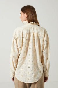 Charlie Joe Lise Ecru Blouse - The Mercantile London