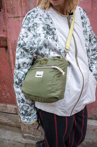 Bellerose Helcro Cream & Khaki Shoulder Bag