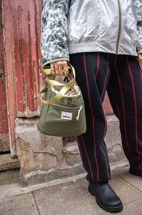 Bellerose Helcro Cream & Khaki Shoulder Bag