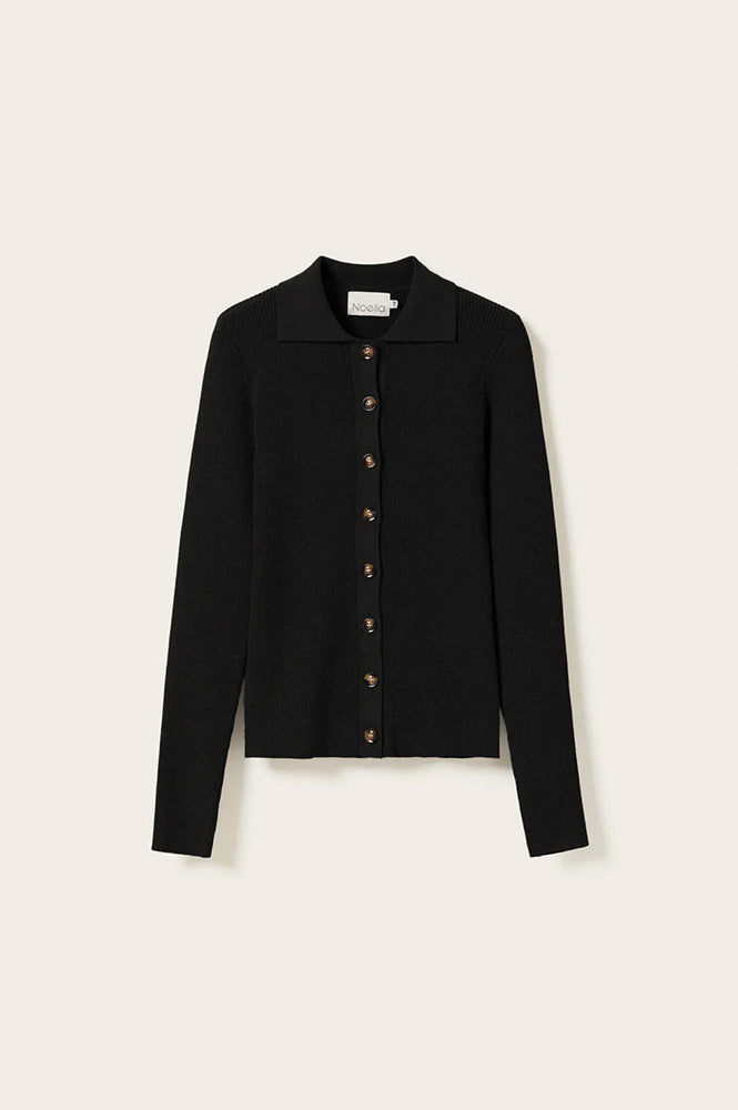 Noella Livanna Black Knit Cardigan