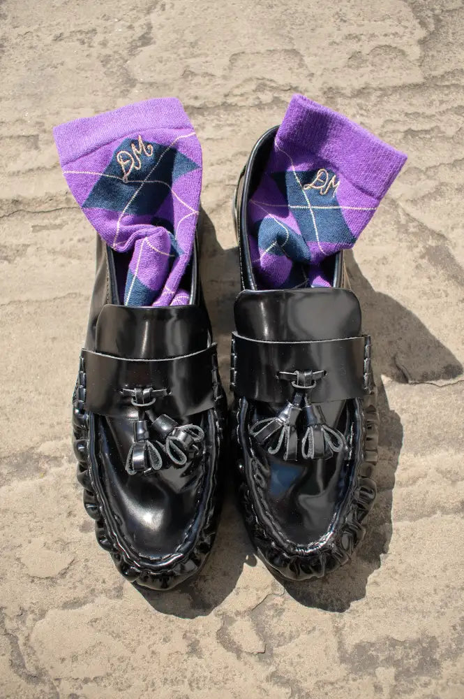 Pavement Paelmira Black Tassel Loafers