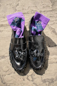 Pavement Paelmira Black Tassel Loafers