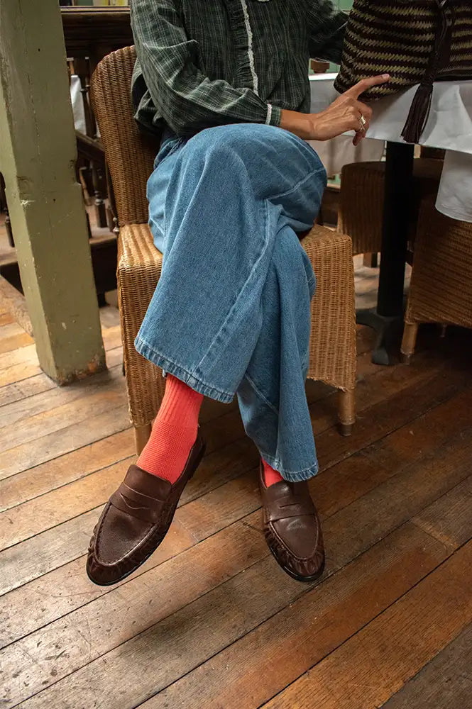 Pavement Elmira Brown Leather Loafers
